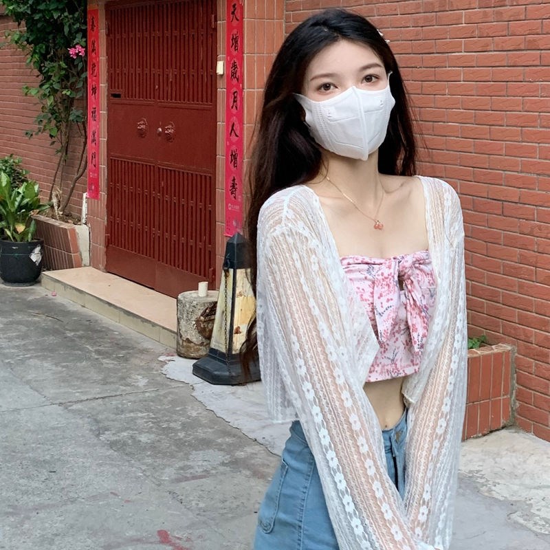 法式甜美粉色碎花抹胸吊帶設計感小眾外穿內搭背心女潮