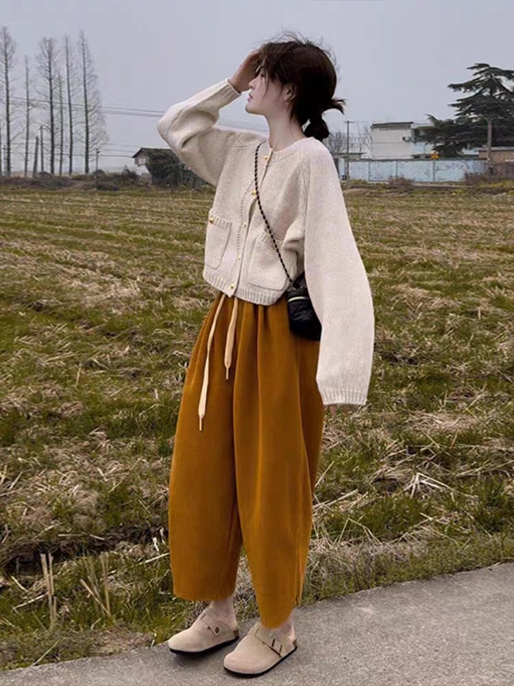 法式氣質小香風長袖外套女秋季寬鬆休閒高級感名媛上衣