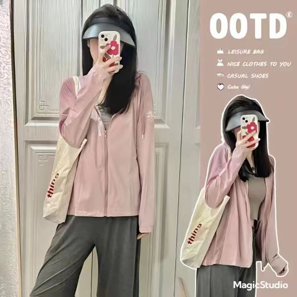 Ice silk sun protection clothing women's long-sleeved summer new anti-UV breathable air-conditioned clothing cardigan light jacket