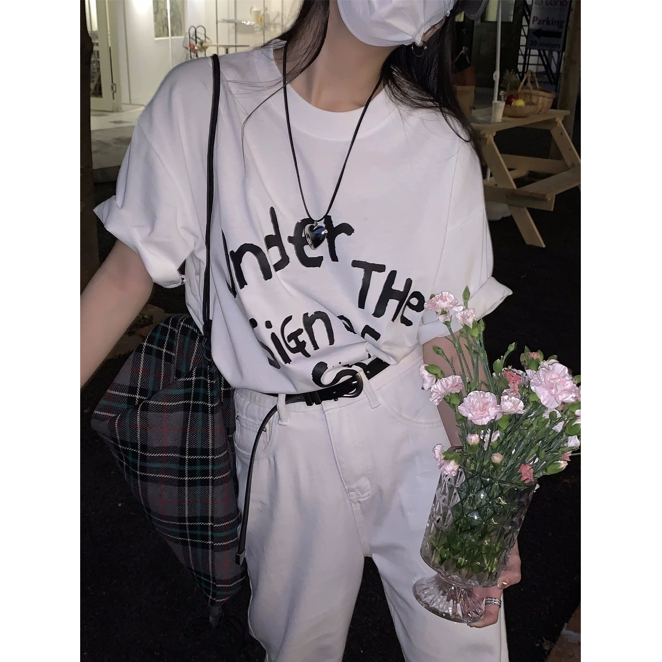 純棉200克精梳棉 質量 夏裝新款印花短袖T恤女潮