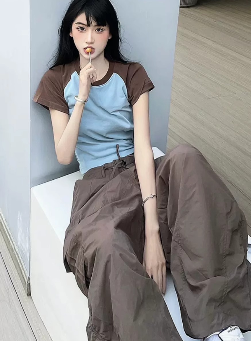 92棉/8氨綸40支210g純棉正肩短袖T恤女夏季修身
