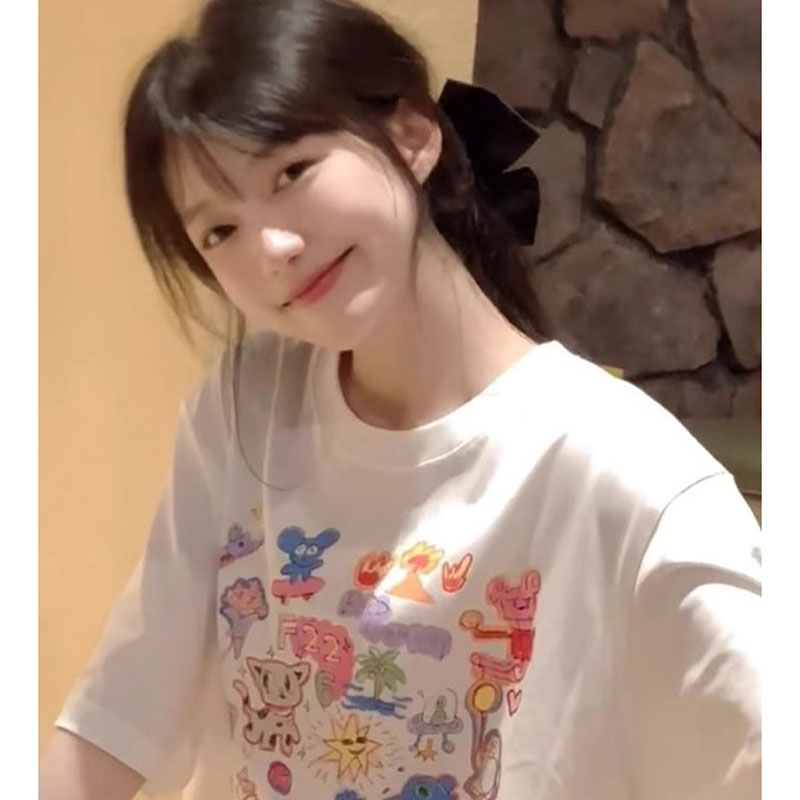 230克後包條 春夏新款純棉短袖T恤女