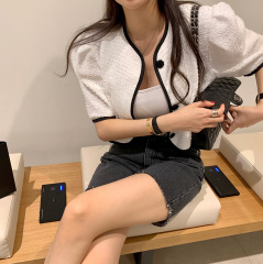 Original short sleeve tweed jacket
