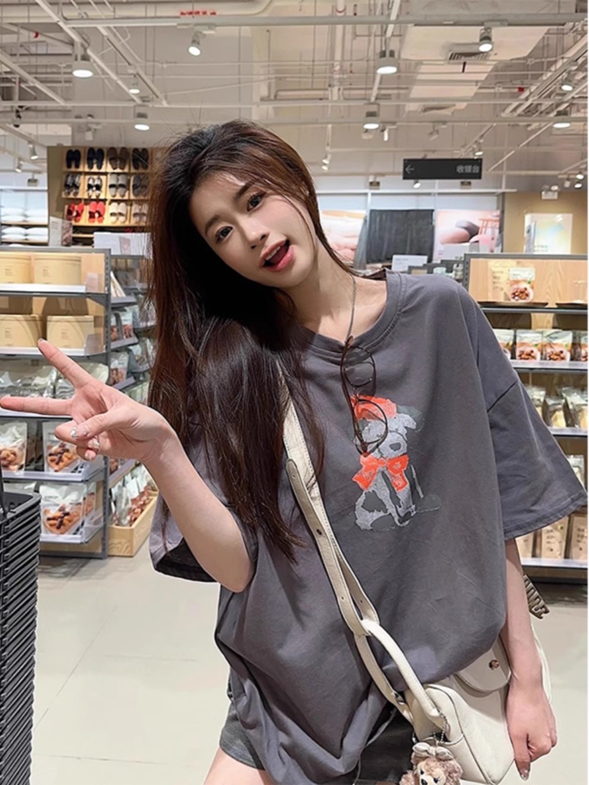2024年夏裝新款 220克/精梳純棉後包領有縫邊S-XXXL夏裝短袖T恤女