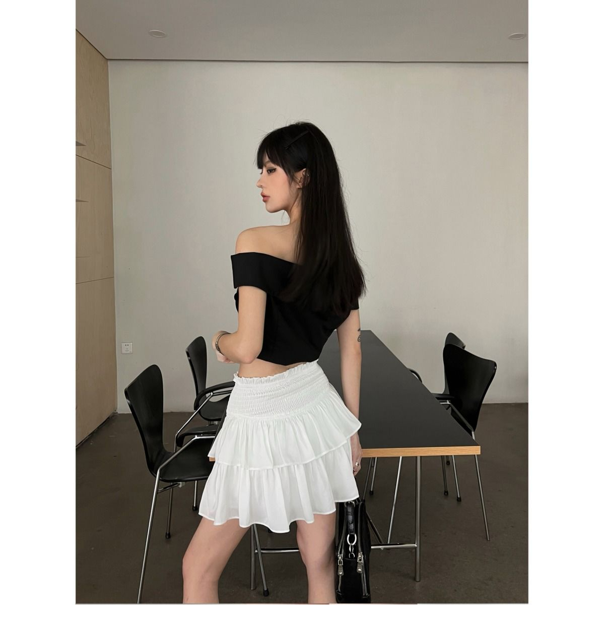 蓬裙梨型仙女蛋糕半身裙內襯芭蕾裙-內含安全褲