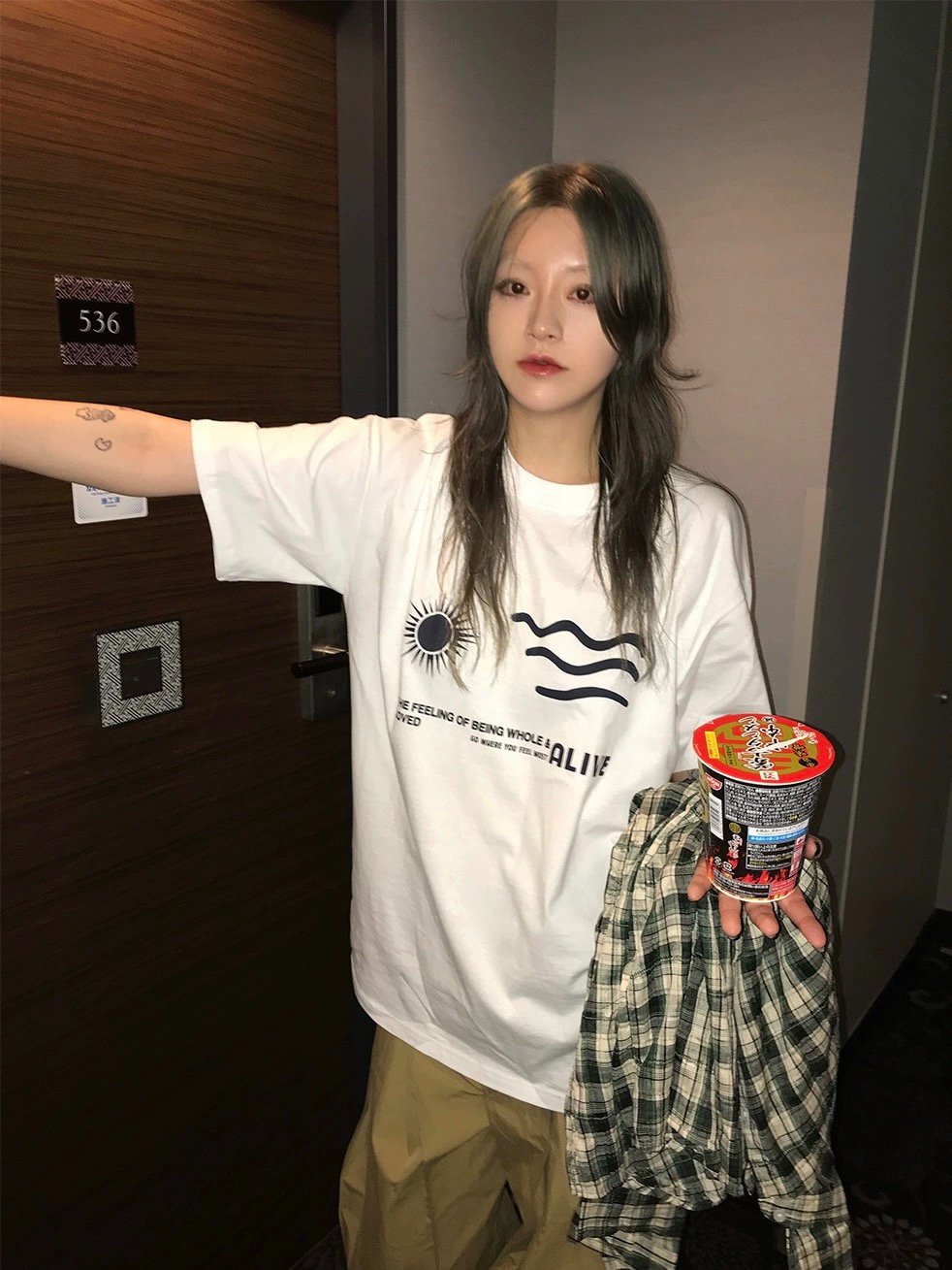 復古美式設計感印花短袖T恤慵懶寬鬆百搭圓領休閒上衣女