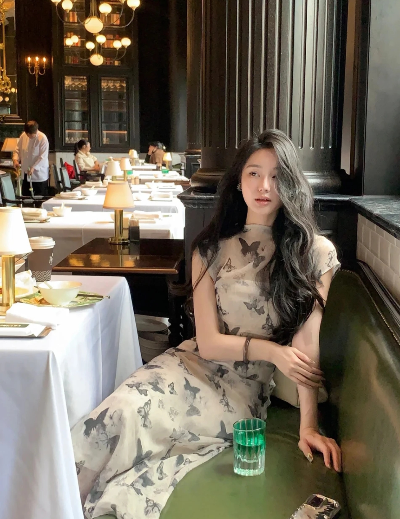 從一時刻破繭成蝶新中式連衣裙女2024夏季氣質新款旗袍長裙子