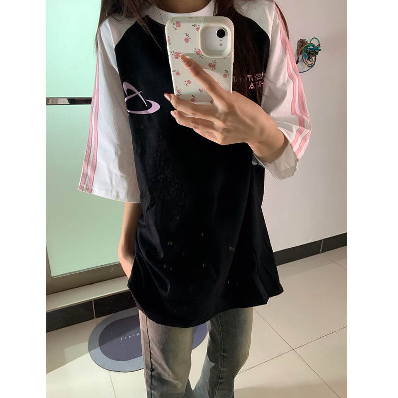 純棉200克精梳緊密賽絡紡短袖t恤女