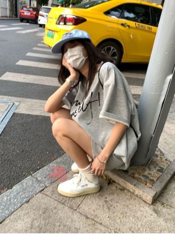 运动套装女夏季宽松大码短袖短裤学生韩版时尚休闲两件套