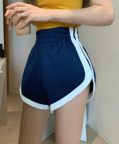 Sports pants slimming and versatile casual pants 2024 summer outer wear loose wide-leg pants high-waisted American basketball shorts for women