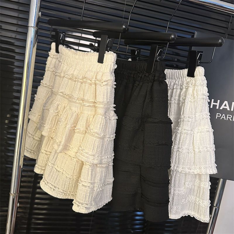 Actual shot of Pure Desire Ballet Style Sweet Cake Skirt Women's Summer New High Waist Slimming Anti-Exposed A-Line Skirt