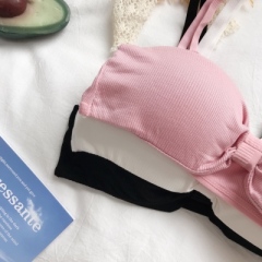 Real-stock 2022 Korean version of no steel ring push-up seamless top-top beauty back wrap tube top bottoming underwear for women