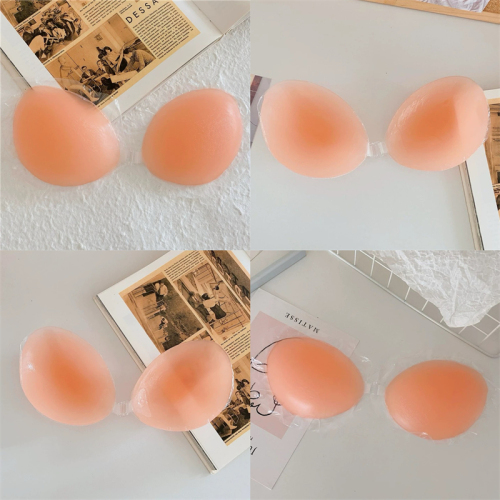 Actual price~Silicone invisible bra push-up wedding dress thickened ABCD cup breast stickers for women