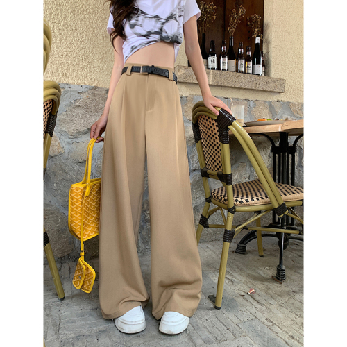 Actual shot! 2024 New Loose Suit Pants Casual Pants Women’s Wide Leg Pants High Waist Drape Floor-Mopping Pants