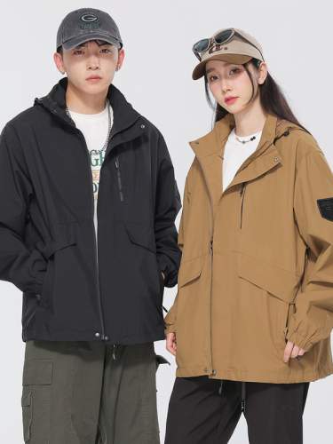 Versatile Jacket for Couples, Windproof Detachable Jacket, Outdoor Waterproof Jacket for Men and Women, 2024 Spring and Autumn New Style Jacket