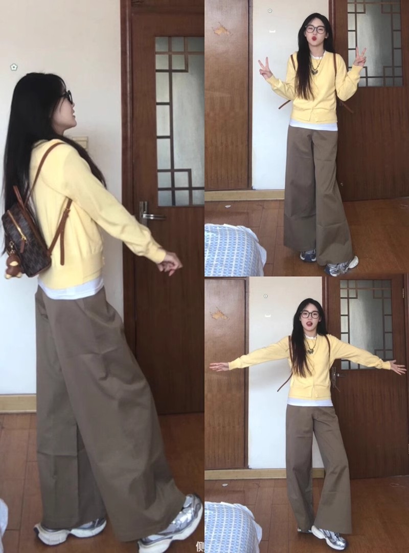 Korean Style Hip-Hop Zip-Up Knit Top for Women - Spring, Autumn, Winter - Slimming, Advanced Feel, Unique Personality, Casual and Versatile Upperwear