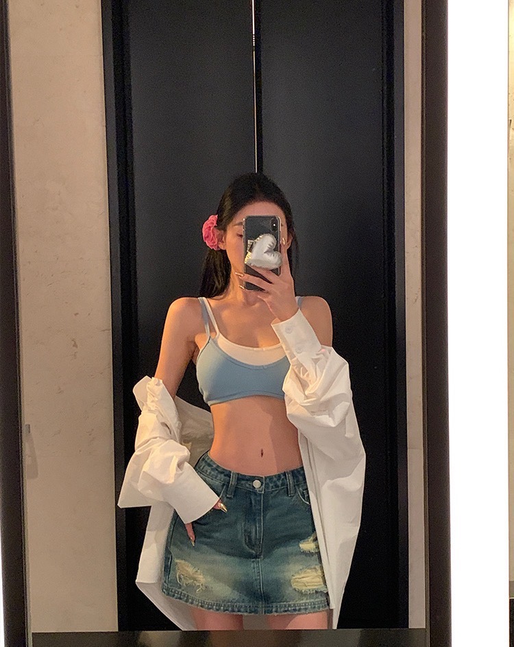 Skk Store 無憂內搭 薄款內搭上衣小背心修身顯瘦多色內衣春夏女