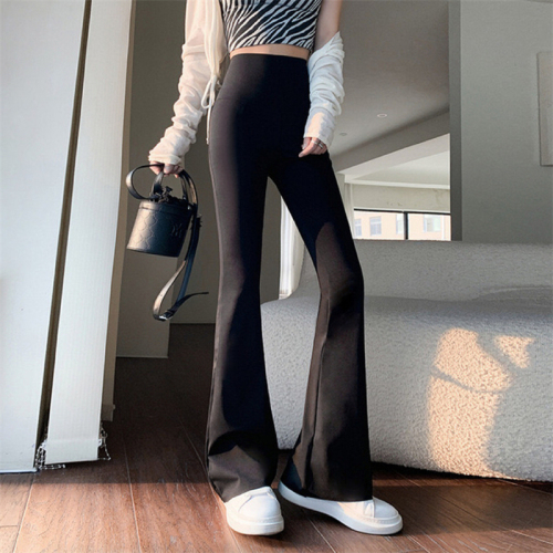 Price ~ Shark pants, micro-flared pants, high-waisted, slimming, small, drapey horse hoof pants for women