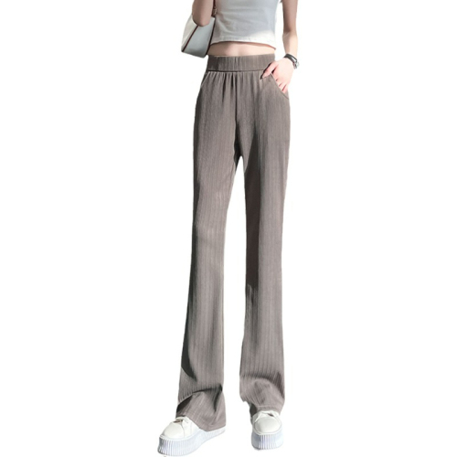 Flared pants for women spring and autumn 2023 new hot style narrow casual wide leg pants loose straight slim slim slightly flared pants for women
