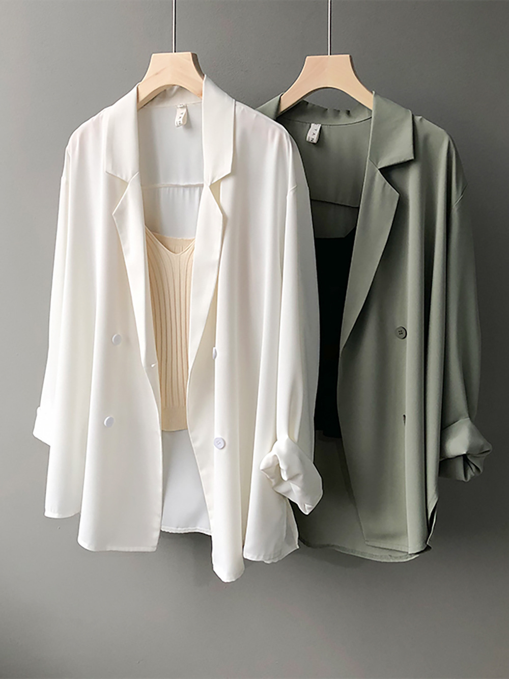 ~Photographed ~ Women's Summer 2024 New Han Style Loose Lightweight Drape Charming Outerwear