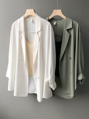 ~Photographed ~ Women's Summer 2024 New Han Style Loose Lightweight Drape Charming Outerwear