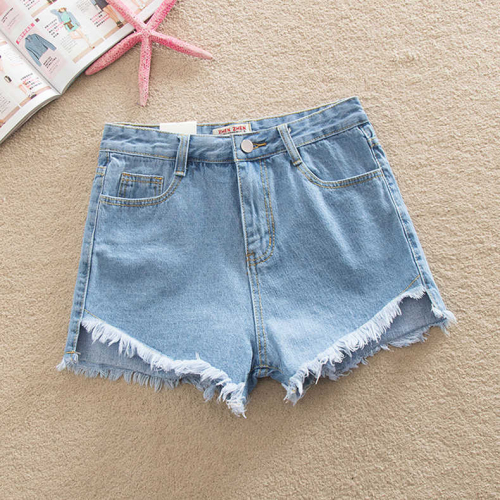 girls korean style preppy denim shorts girls korean style preppy denim shorts