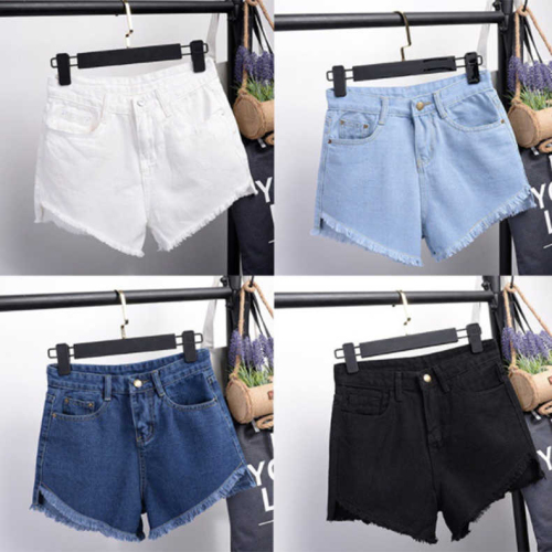 girls korean style preppy denim shorts girls korean style preppy denim shorts