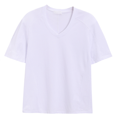 不规则设计感小众白色T恤夏季2024新款宽松