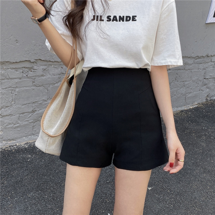 Actual shot, real price, missing bottoms, leggings shorts for women, slim fit, tight-fitting, elastic high-waisted, anti-exposure shorts that can be worn outside