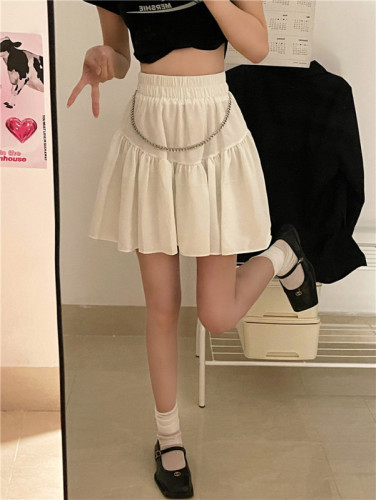 Real shot and real price Ballet cake sweet and spicy skirt for women anti-exposure base chain personalized design short skirt