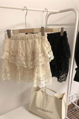 Real shot ~ Heavy Industry Pure Desire Lace High Waisted Half-length Puffy Skirt