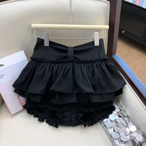 Jinjin Cool Ballet College Style Puff Skirt Women's Versatile Cake Skirt A-Line Skirt Mini Skirt