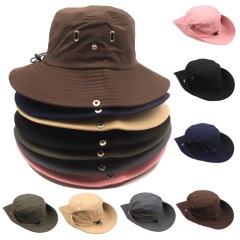 Hat waterproof sun protection quick-drying sun hat essential for summer travel sun hat fashionable outdoor beach hat fisherman hat