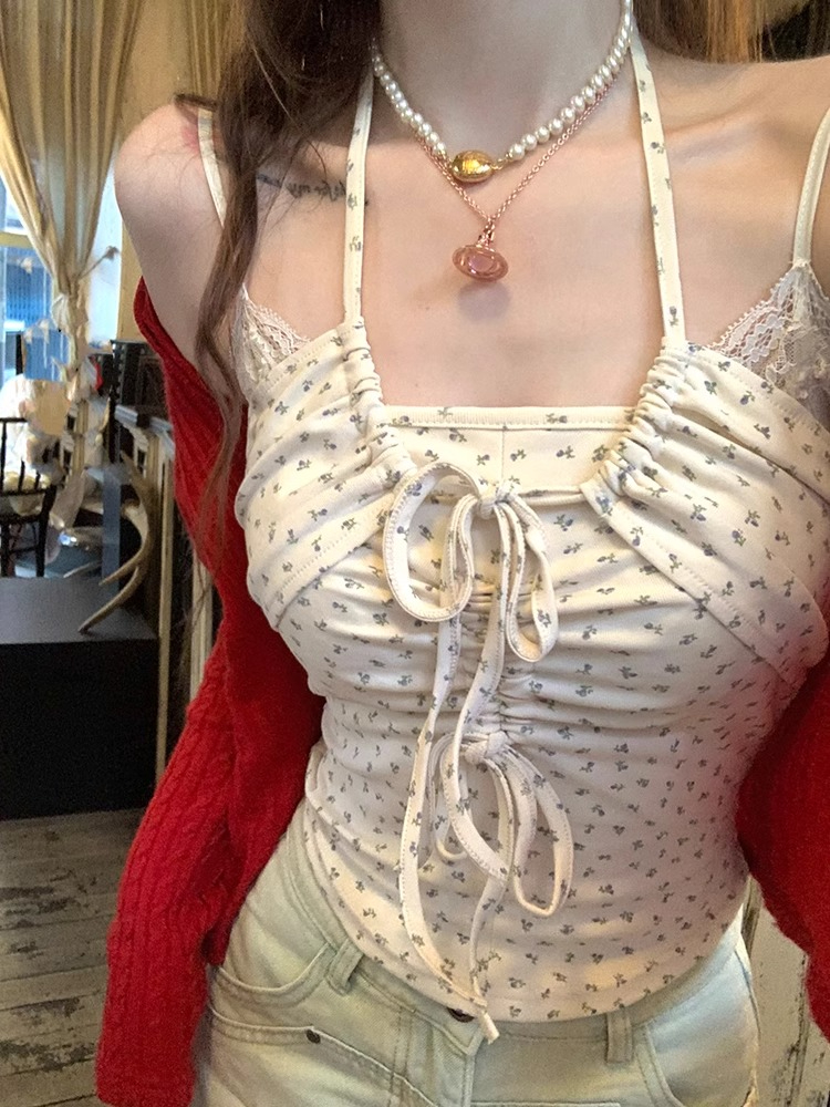 210 grams 40 count pure cotton halter neck design with small straps girly style pure desire for inner wear and outer wear in summer and versatile