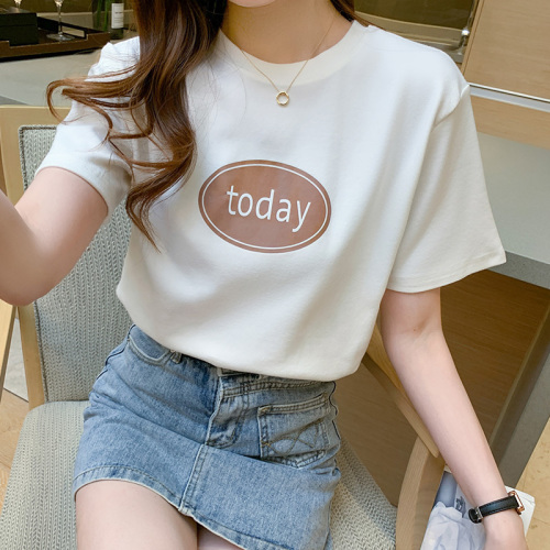 #actualshotbackpack collar short-sleeved t-shirt women's 2024 new summer half-sleeved loose Japanese and Korean large size trendy brand