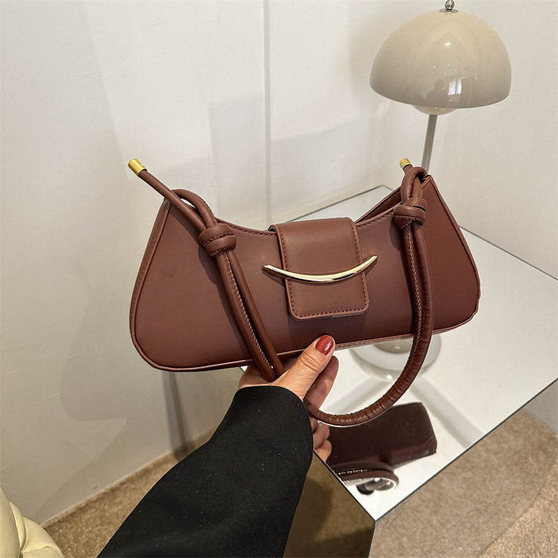 Stylish Retro French Underarm Bag Versatile Shoulder Bag 2024 New Women's Bag High-End Crossbody Bag