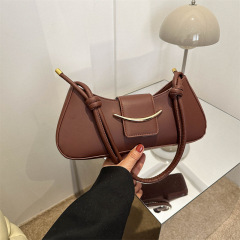 Stylish Retro French Underarm Bag Versatile Shoulder Bag 2024 New Women's Bag High-End Crossbody Bag