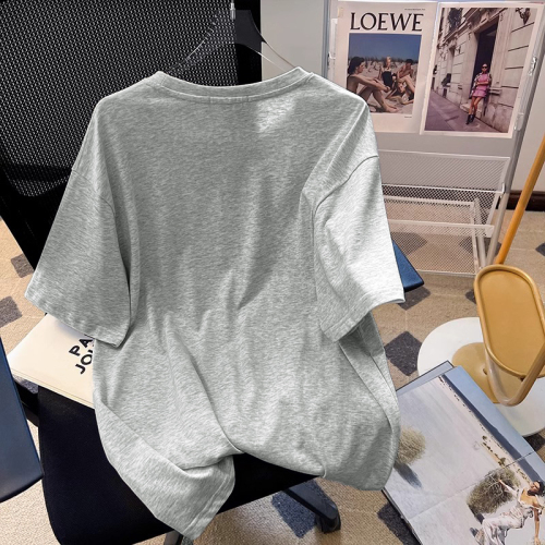 韩国东大门新款趣味印花宽松纯棉短袖T恤女夏