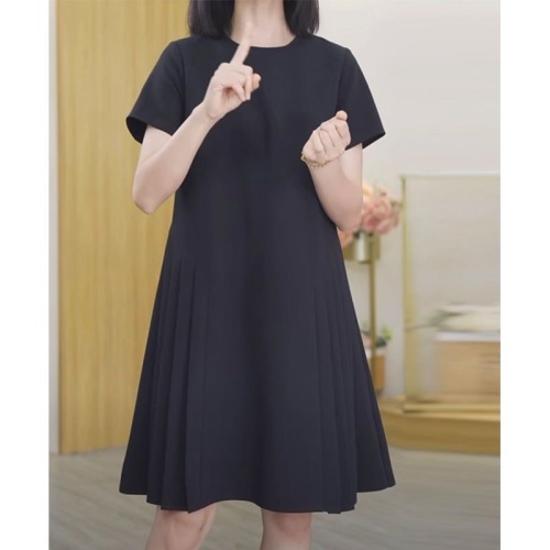 官图原版品质大码气质连衣裙2024年夏季新款长袖裙子