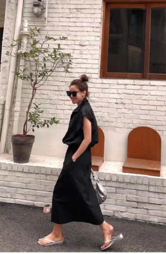 韩国东大门夏款气质短外套+半身裙女时尚两件套