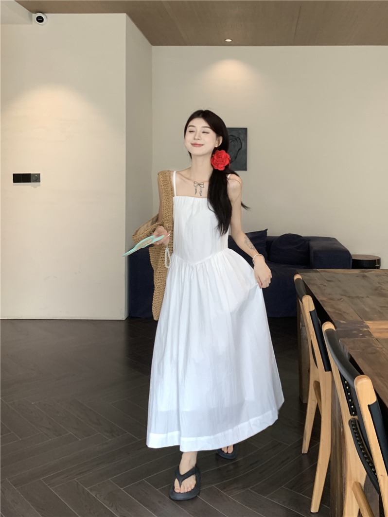 Actual shot of the new first love, gentle temperament, slimming holiday tea break suspender dress