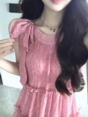 夏季法式小众高级感甜辣纯欲搭配一整套韩里韩气今年流行连衣裙子