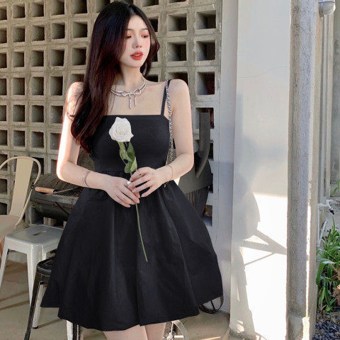 2024 Sweet Milk Love Forest System Skirt French Gentle Style High-end Elegance Fairy Summer Light Luxury Tank Top Dress