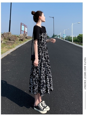 2024 new women's dresses, summer clothes, first-line original European goods, foreign trade, high-end silk autumn clothes