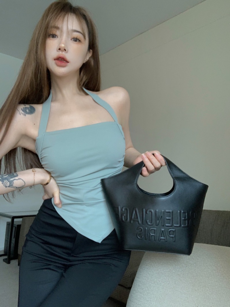 實拍 裸感瑜伽服女新款顯瘦運動上衣跑步訓練內衣健身背心