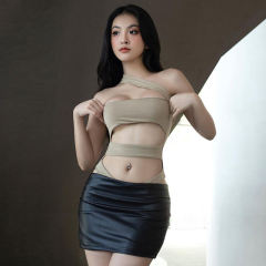 泳衣女韓國ins風溫泉保守分體性感比基尼高腰三角顯瘦遮肚 游泳裝