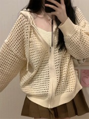 American-style spicy girl high-fashion backless vest for women, spring sweet and spicy, European and American loose sleeveless tank top back design