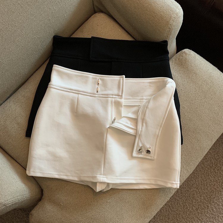 Actual shoot Summer pure desire spicy girl high-waisted fashionable pants skirt