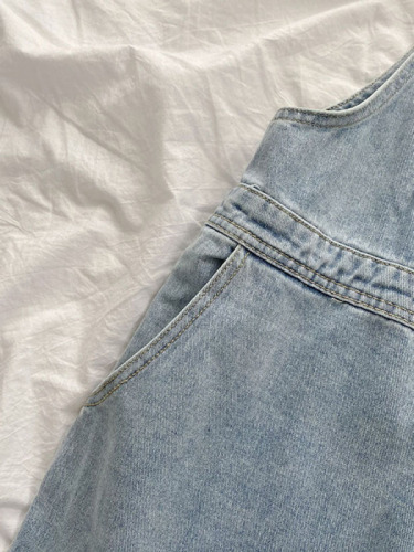 连体短裤2024年夏季新款韩版女装设计感小众时尚高腰宽松背带裤子