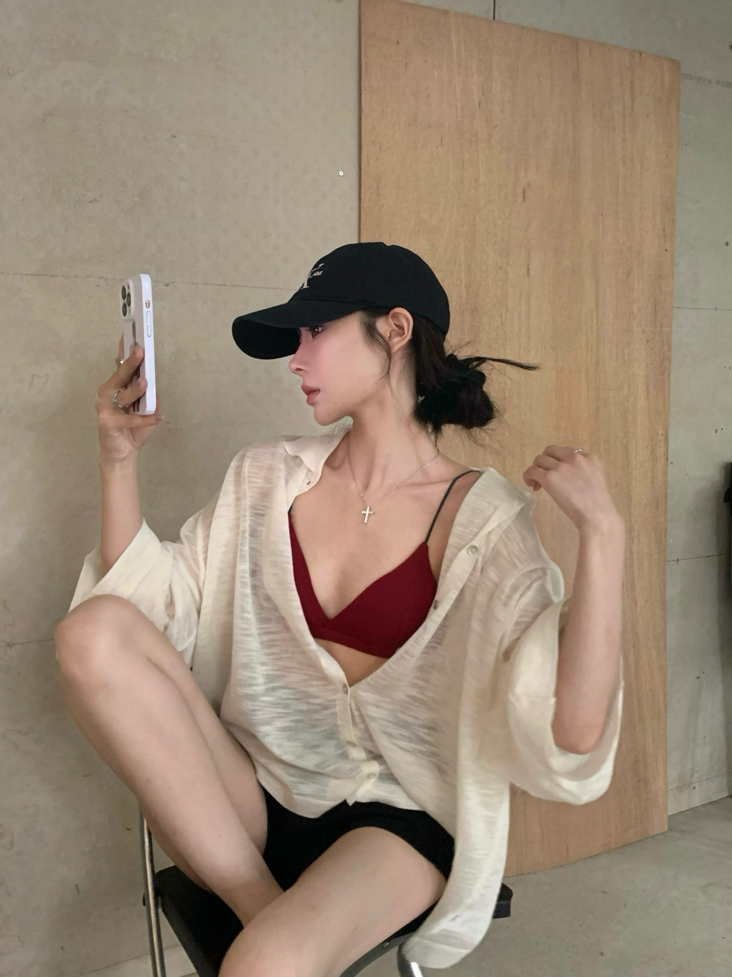 實拍 純欲性感辣妹三件杯撞色百搭美背運動吊帶背心